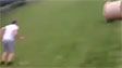 Man gets run over by bale of hay